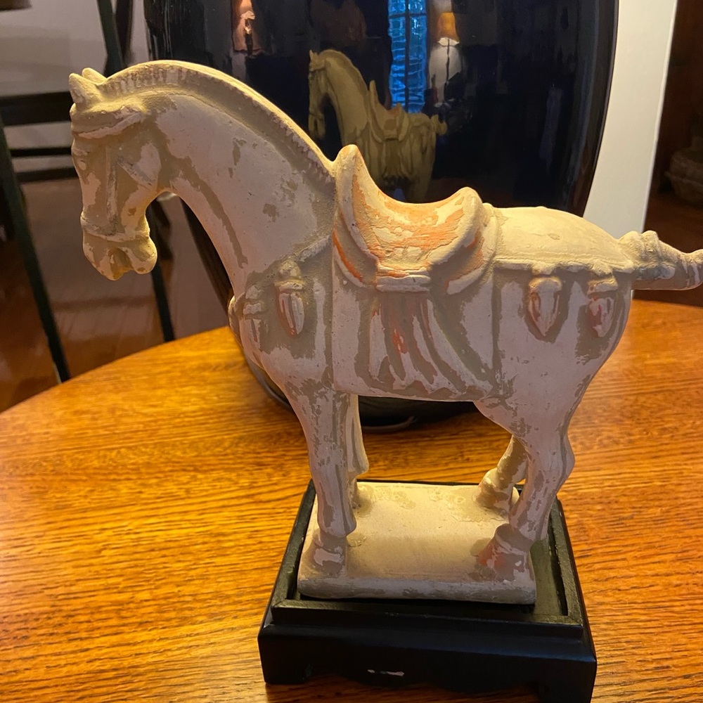 Vintage Ceramic Tang Dynasty Horse